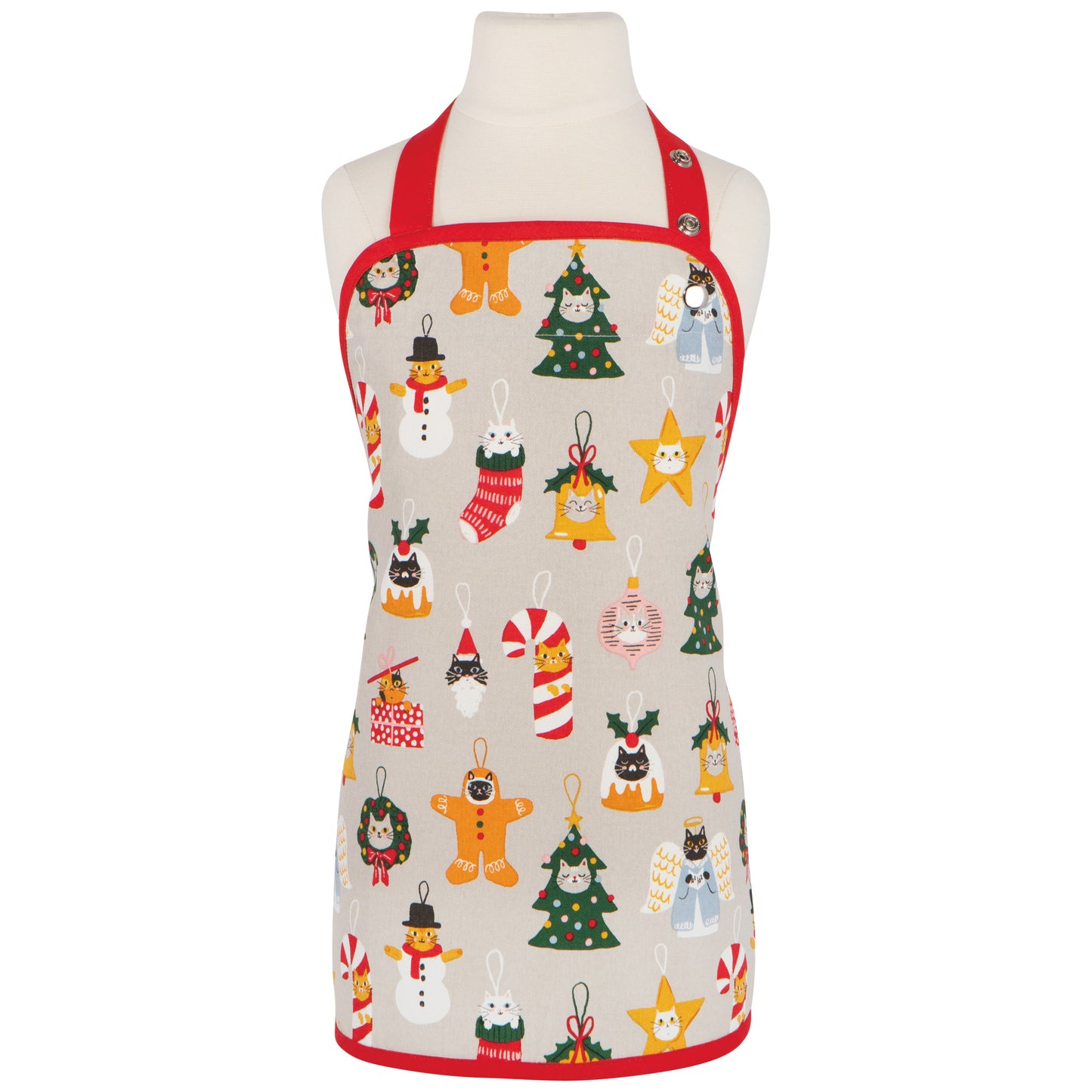 Bauble Cats Christmas Kid's Apron