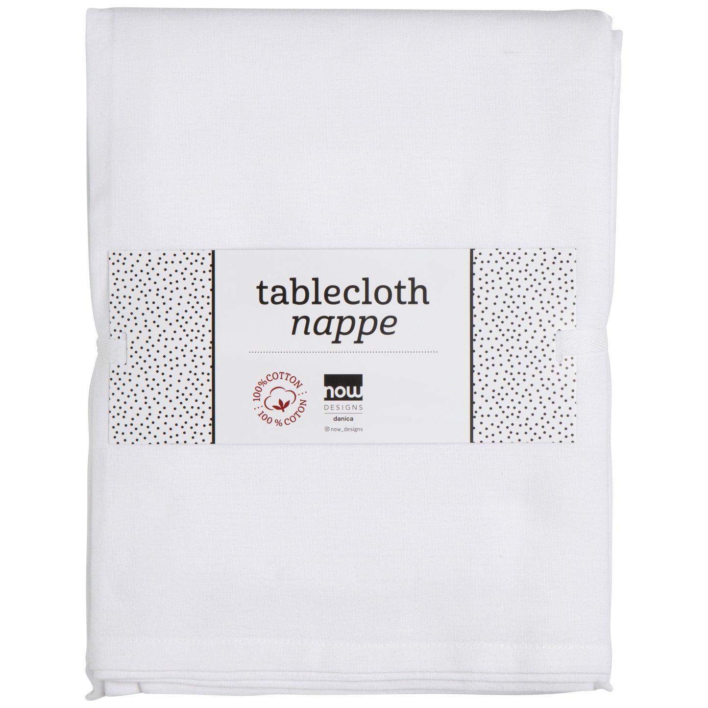 Spectrum Tablecloth White 60 x 90 inch