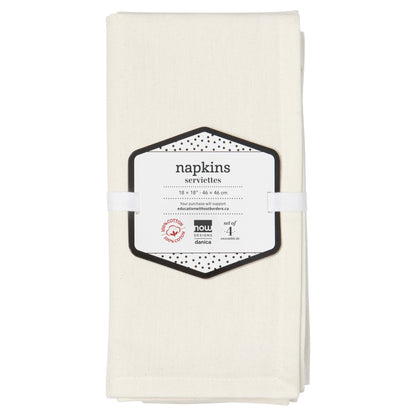 Spectrum Napkins Ivory Set of 4