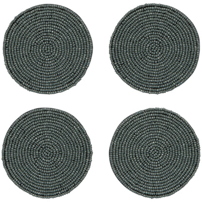 Lagoon Beaded Coasters Set of 4