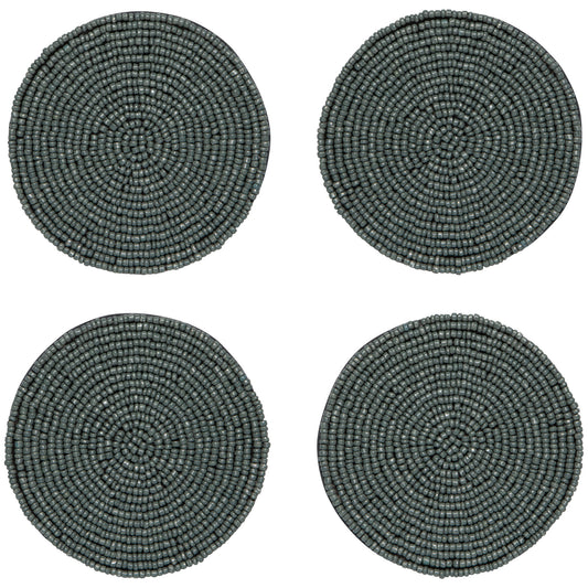 Lagoon Beaded Coasters Set of 4