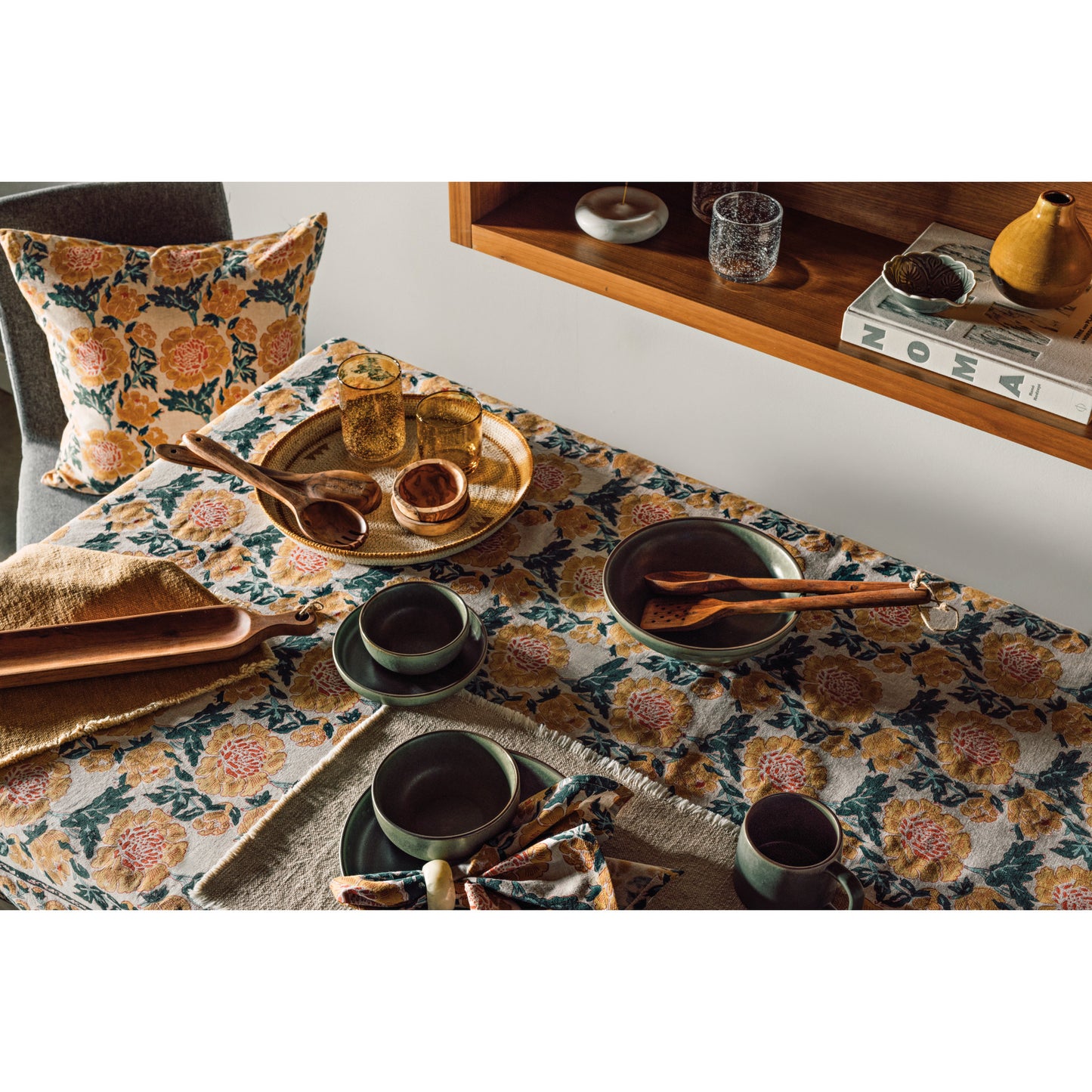 Acacia Wood Salad Server Set