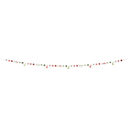 Cats Christmas Felt Garland