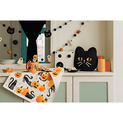 Purranormal Activity Halloween Dishtowel