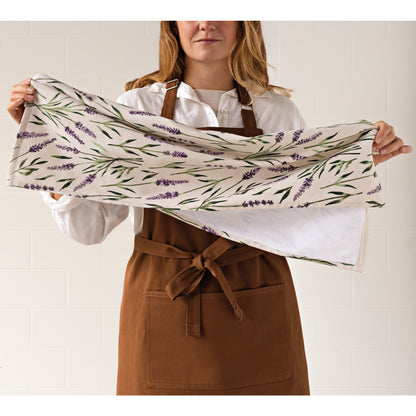 Lavender Terry Dishtowel