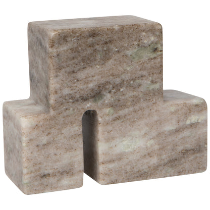 Block Marble Bookend