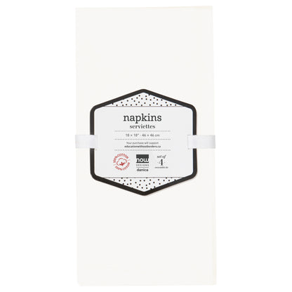 Spectrum Napkins White Set of 4