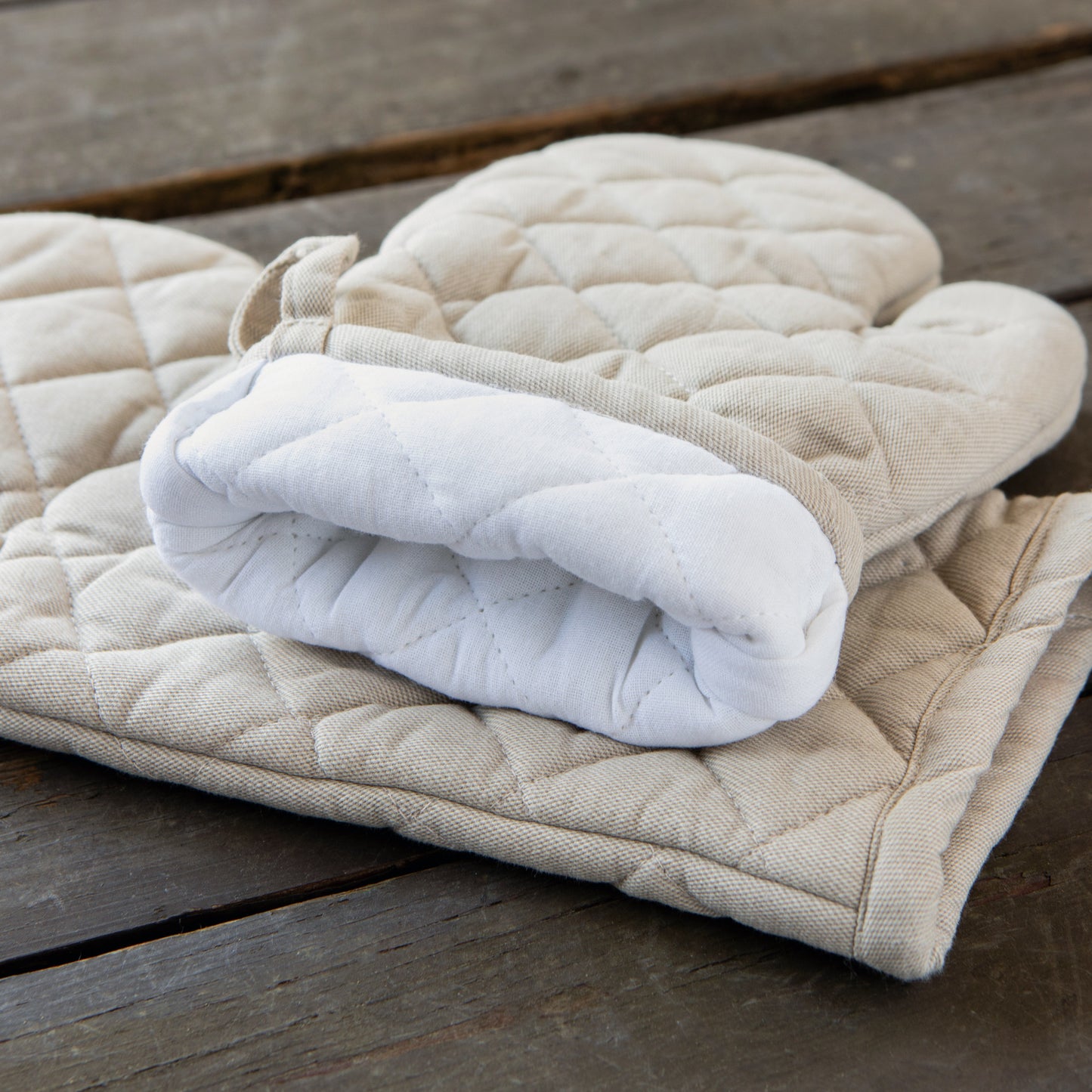 Dove Gray Stonewash Oven Mitt