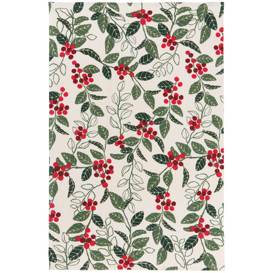 Merry Berry Christmas Terry Dishtowel