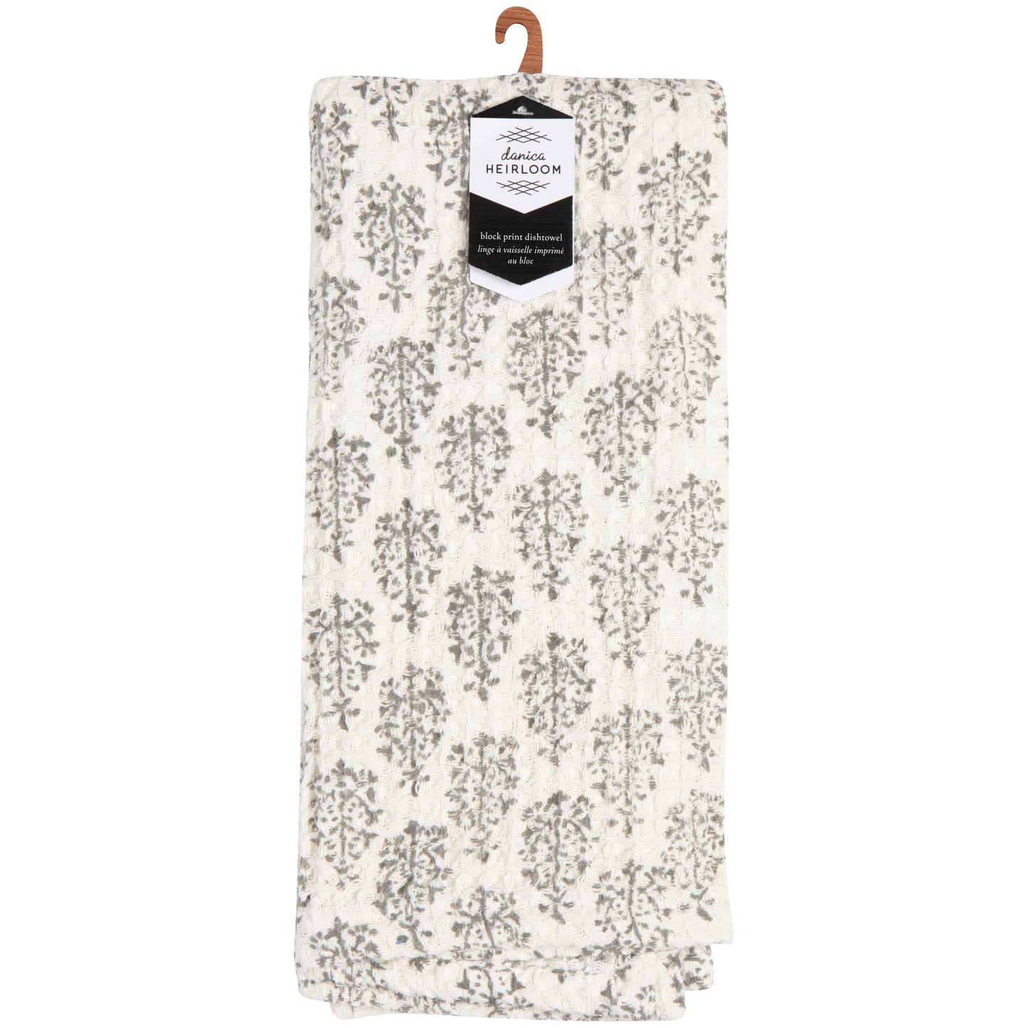 Blomma Block Print Waffle Dishtowel