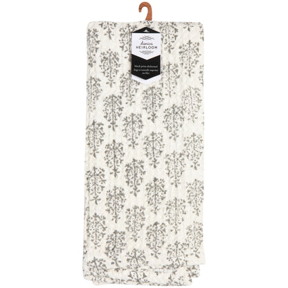 Blomma Block Print Waffle Dishtowel