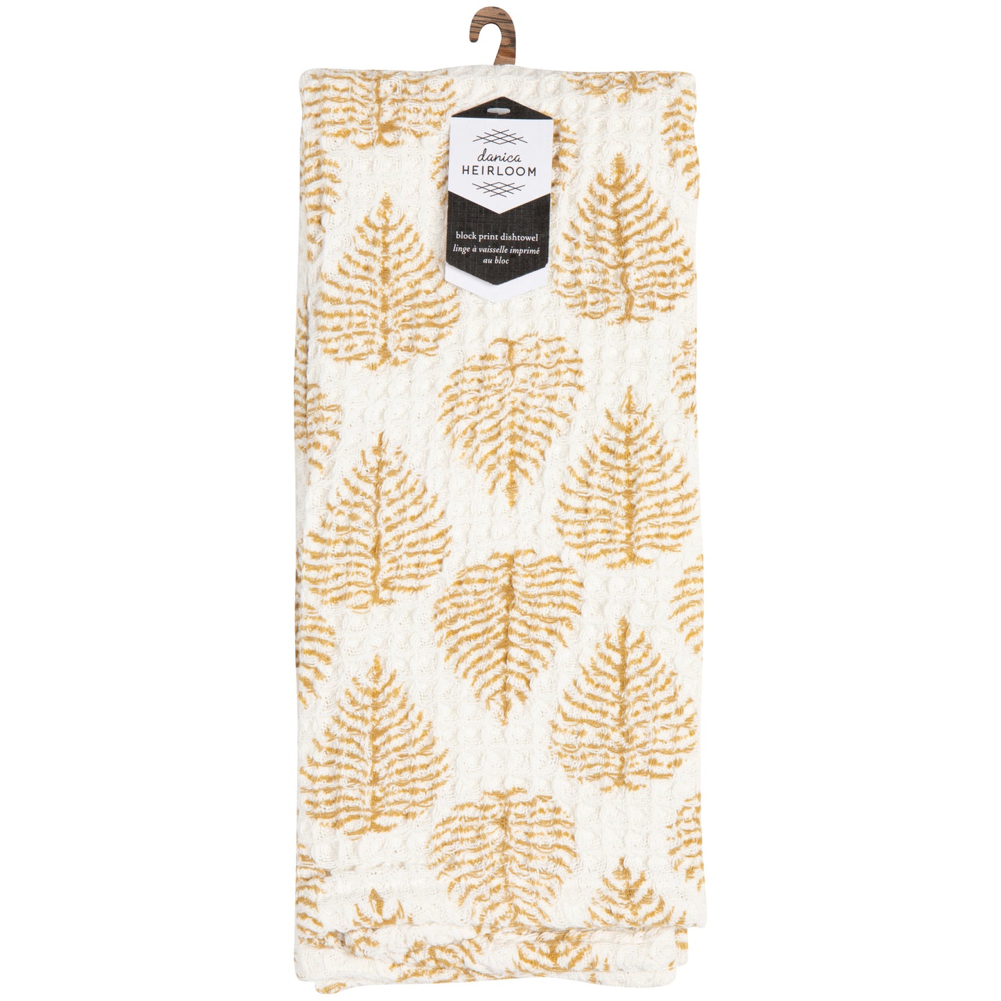 Arbor Block Print Waffle Dishtowel