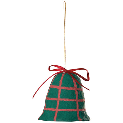 Merry Medley Mache Christmas Tree Ornaments - 3 Assorted Styles