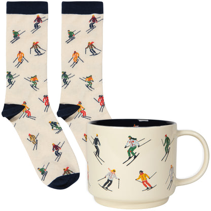 Ski Ya Later Mug and Socks Set