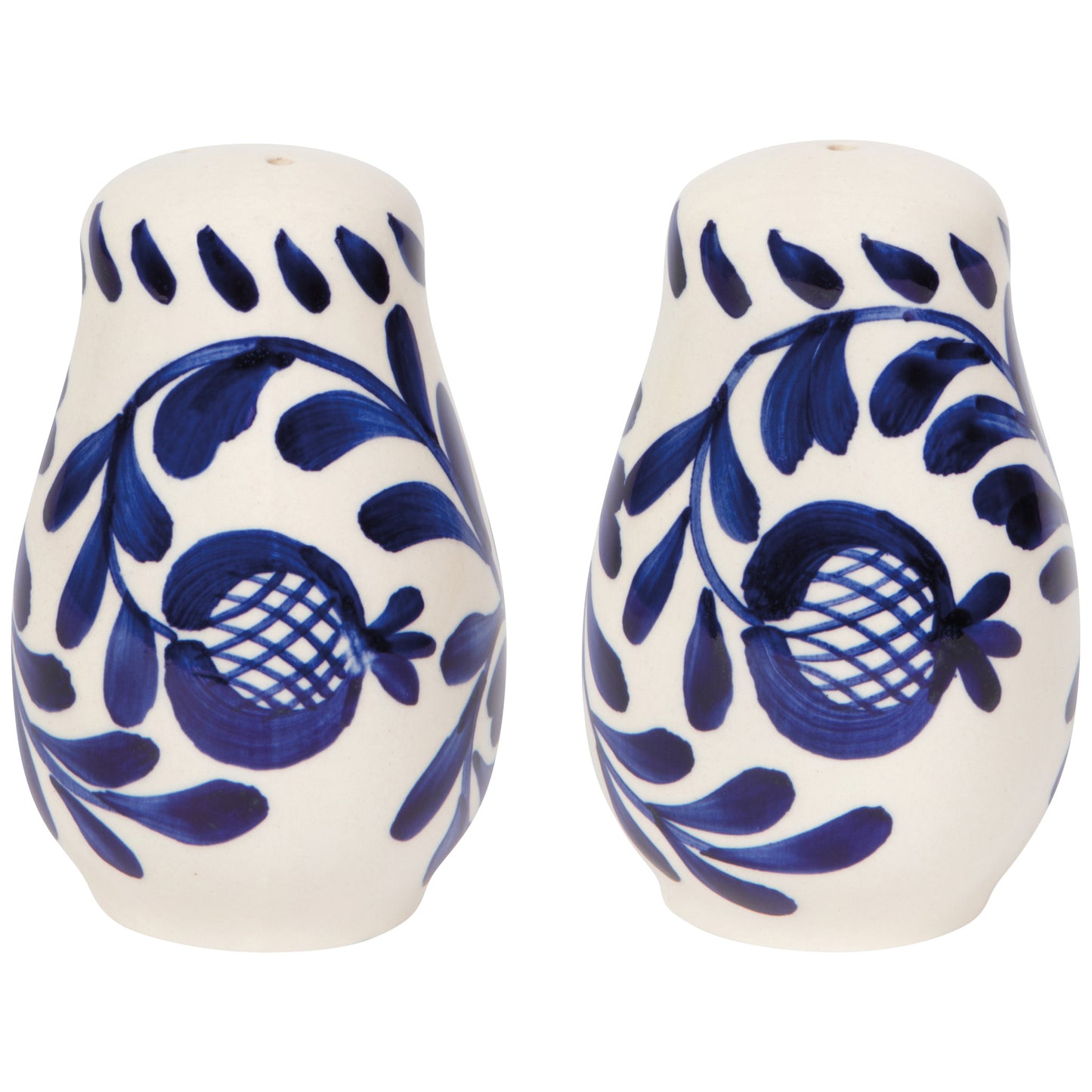 Nila Blue Hand Painted Salt & Pepper Set