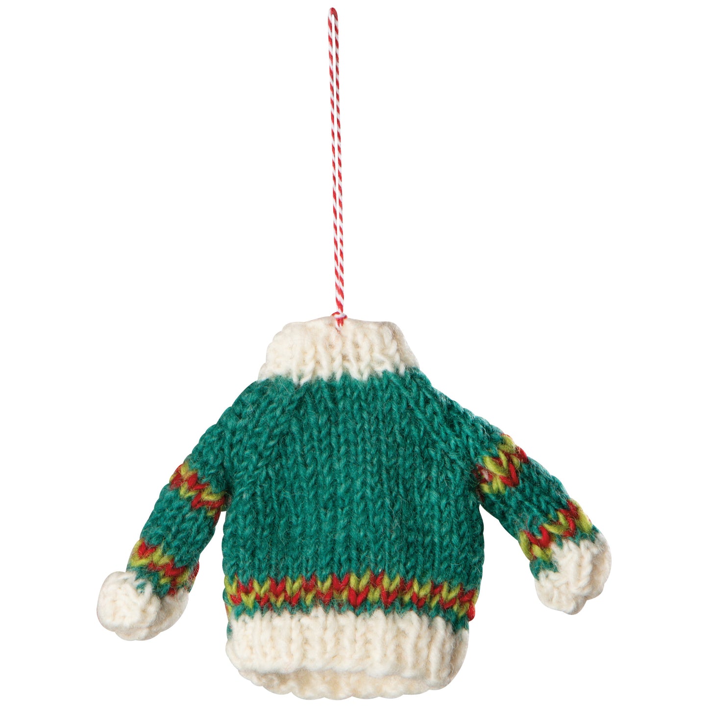 Merry Knitmas Felt Christmas Tree Ornaments - 3 Assorted Styles