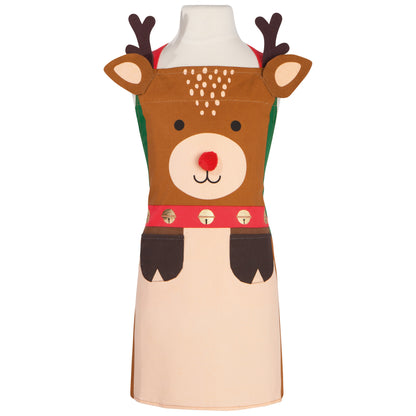 Rudolph Kid's Christmas Apron & Hat Set
