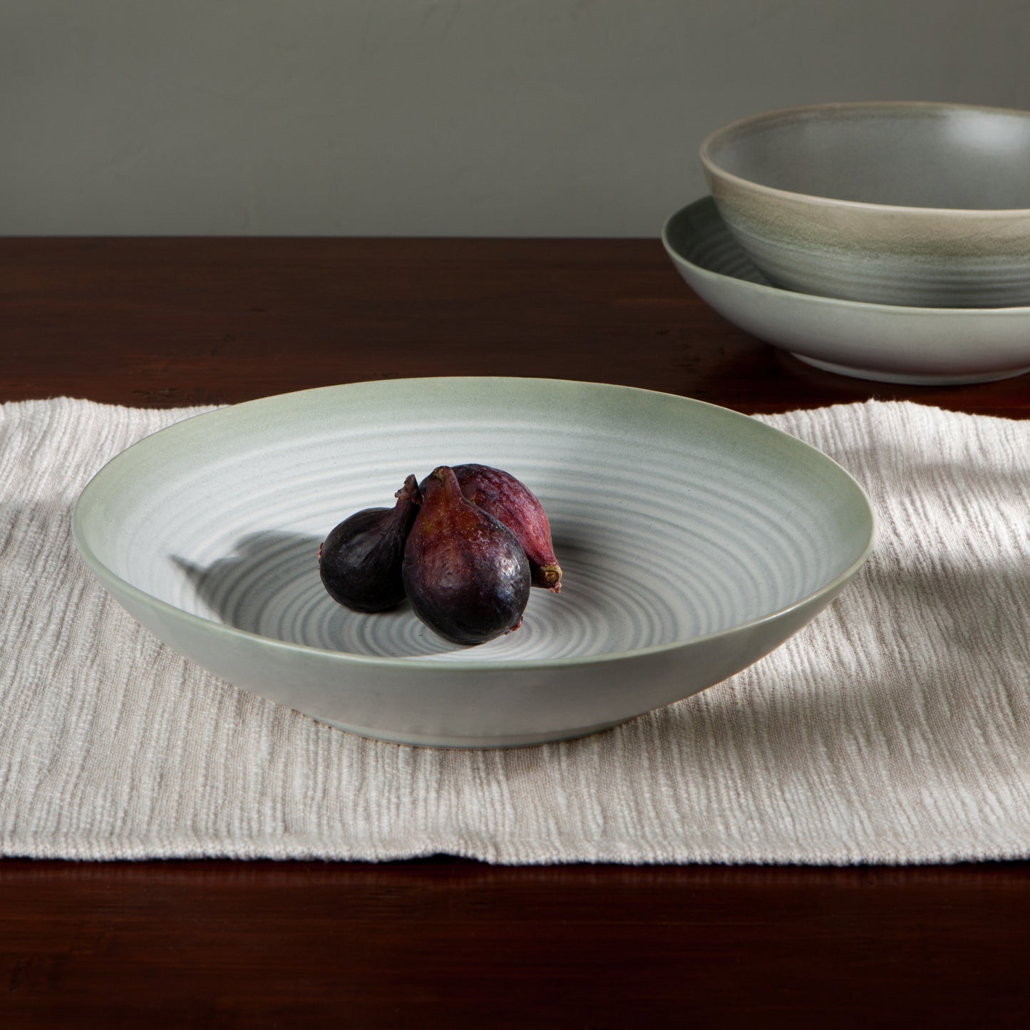 Aquarius Sage Pasta Serving Bowl 9.5 inch