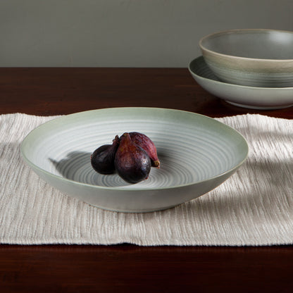 Aquarius Sage Pasta Serving Bowl 9.5 inch
