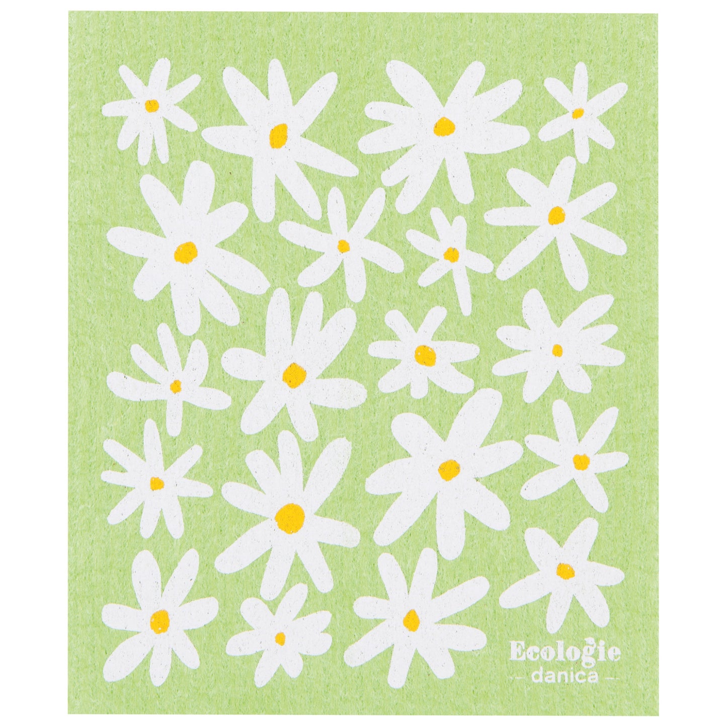 Daisies Swedish Dishcloth