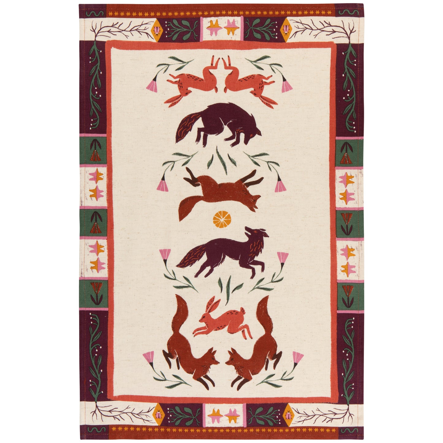 Folktale Dishtowels Set of 2