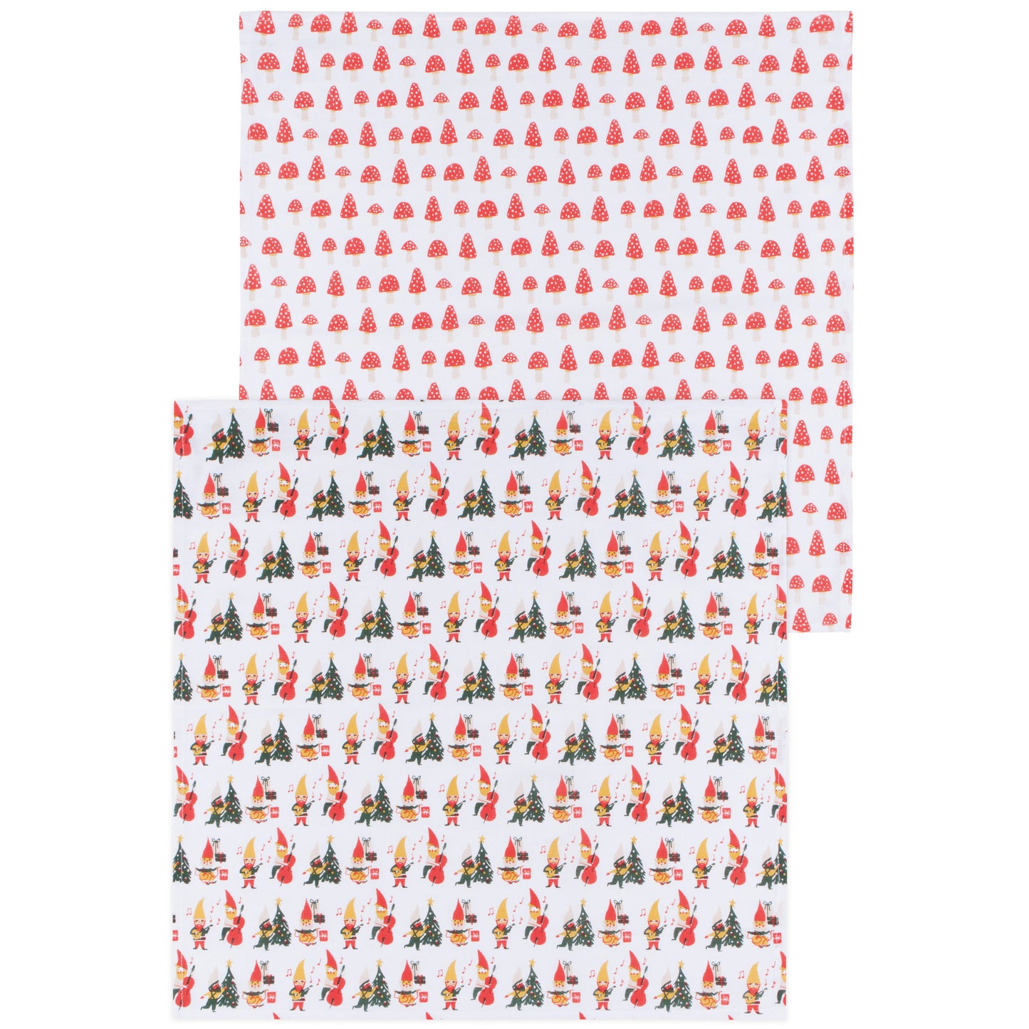 Gnome For The Holidays Floursack Dishtowels Set of 2