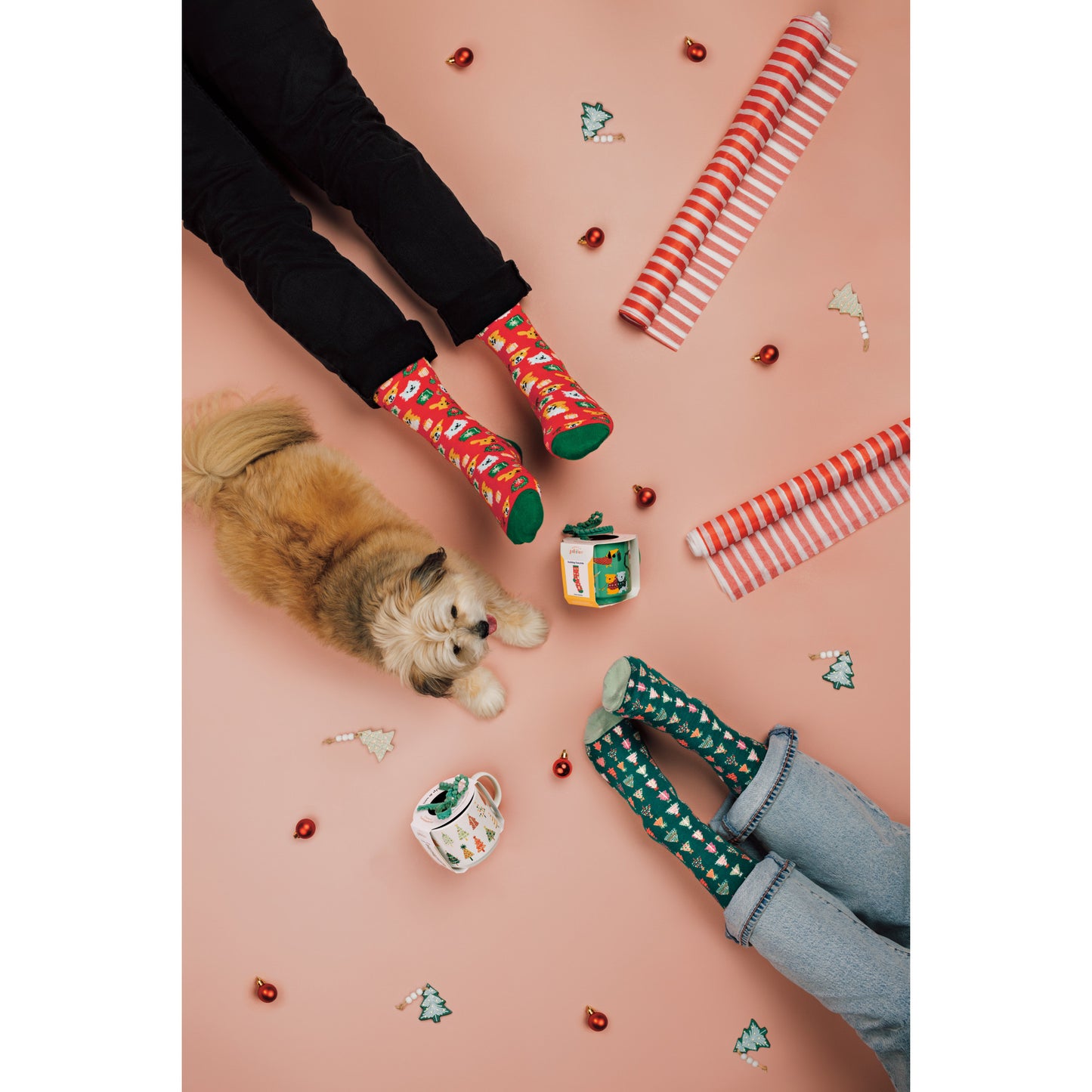 Glitzmas Christmas Mug and Socks Set