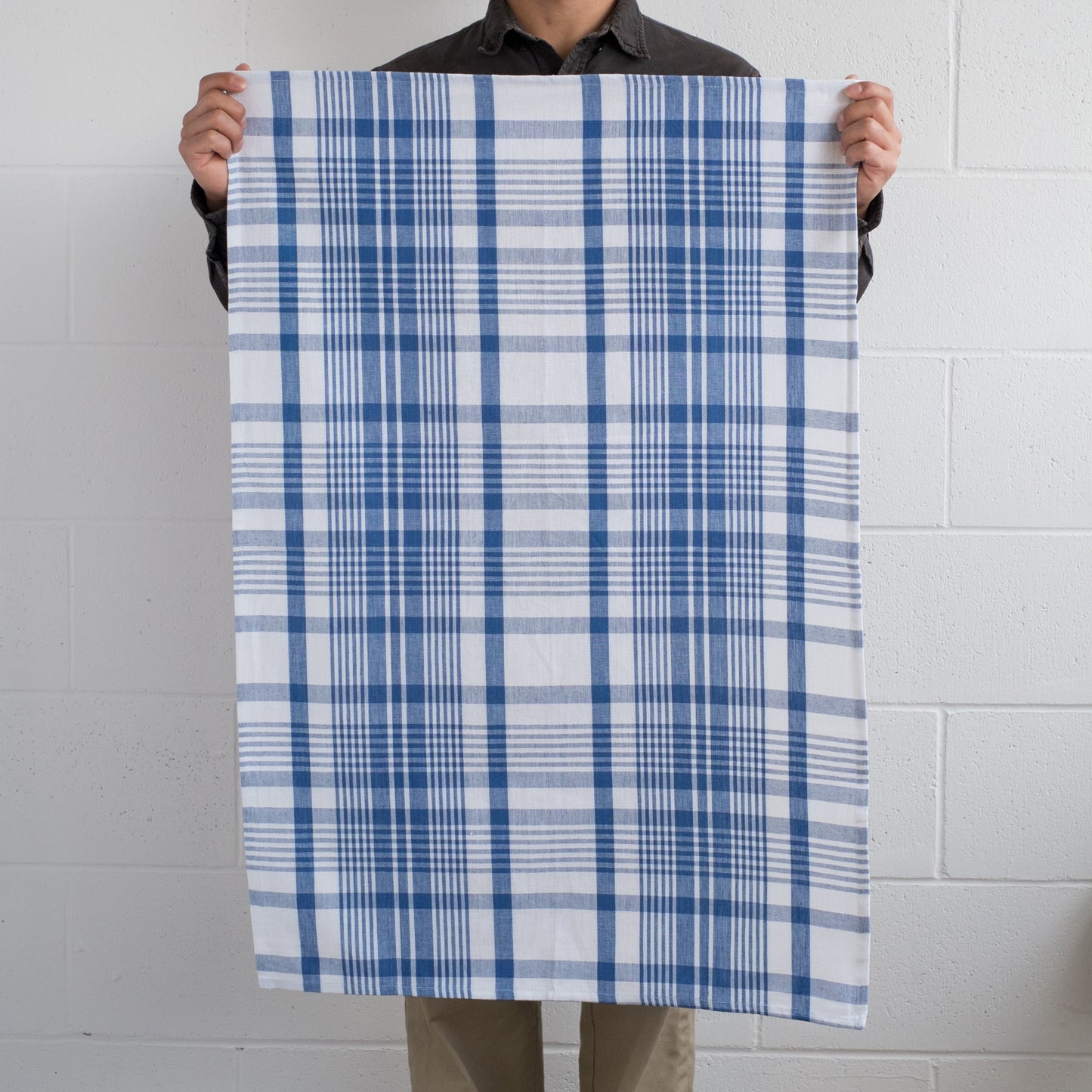 Royal Blue Jumbo Dishtowels Set of 3