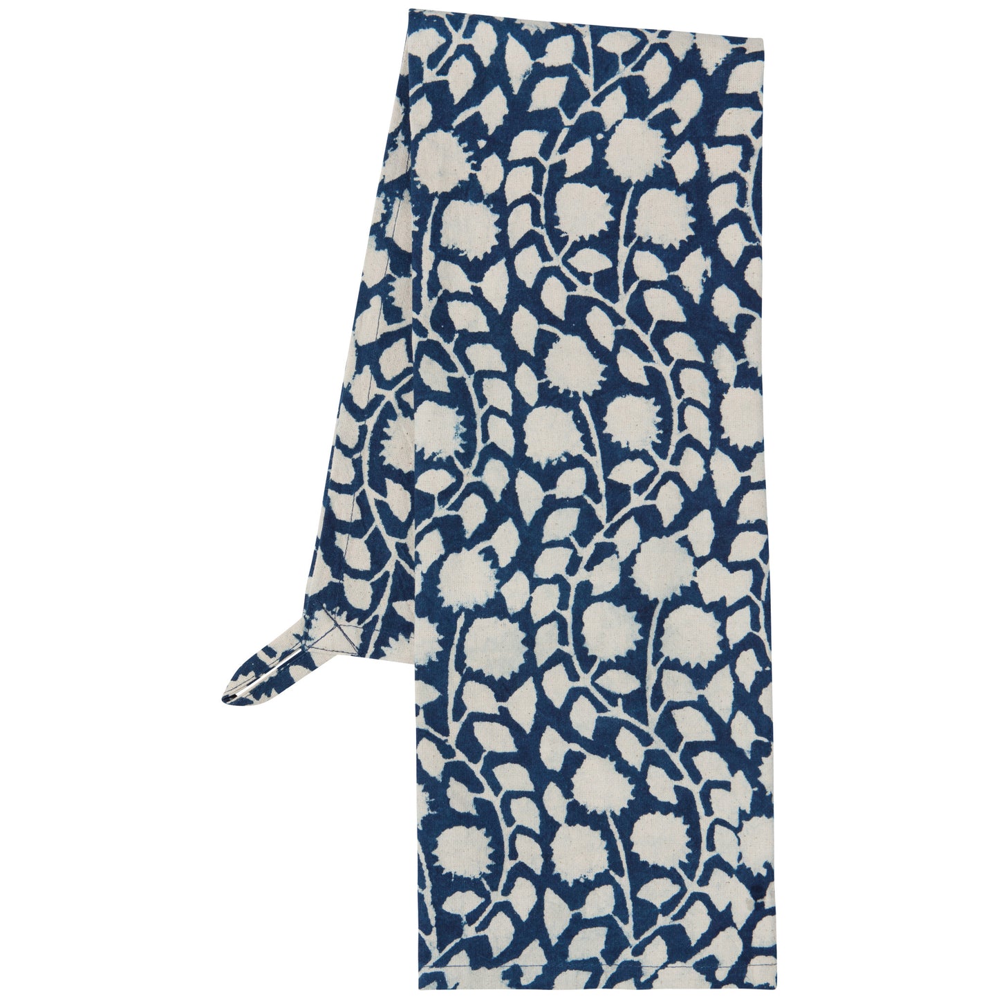 Vinebloom Block Print Dishtowel