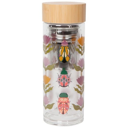Amulet Glass Tea Infuser Bottle