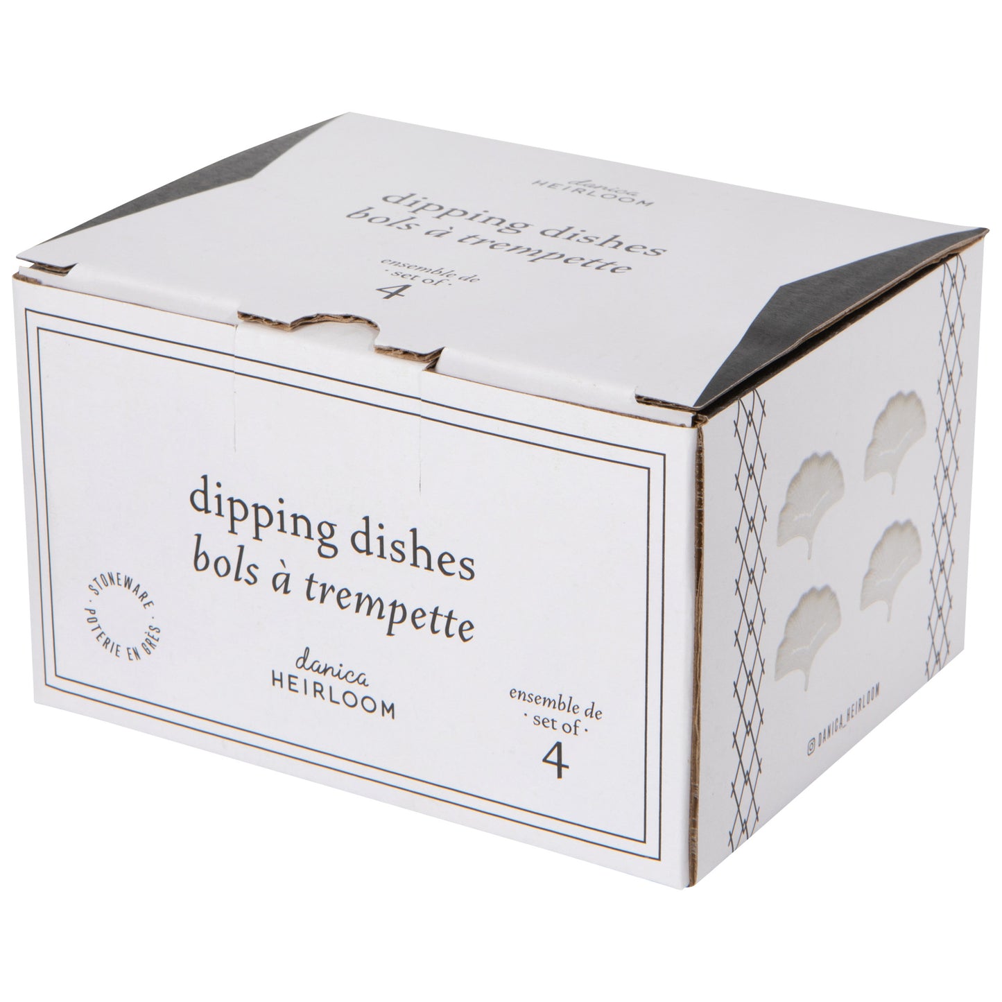 Ginkgo Dipping Dishes Set of 4