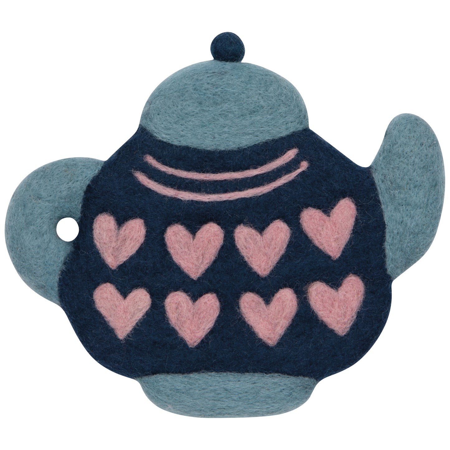 Teapot Felted Wool Trivet