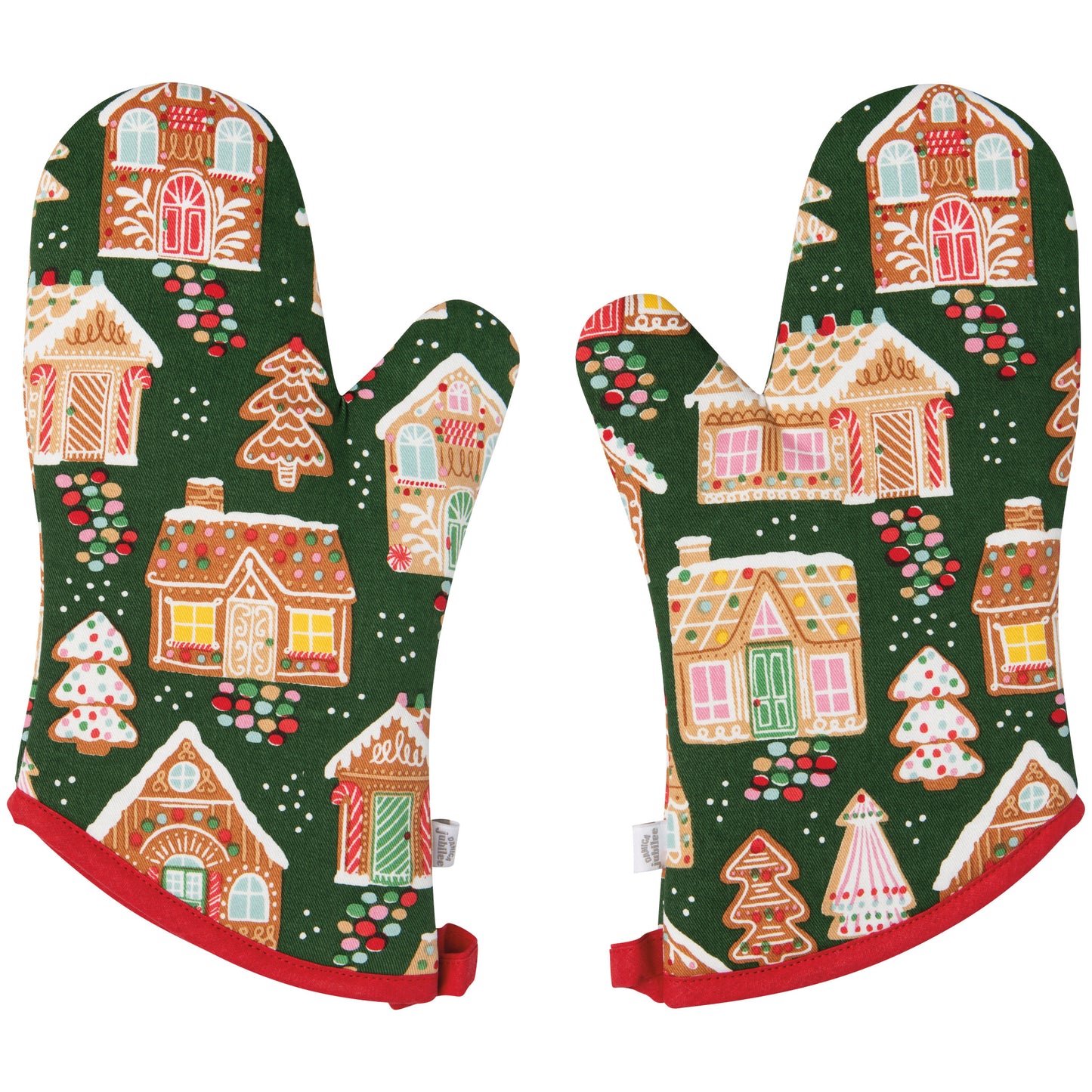 Gumdrop Lane Christmas Mitts Set of 2