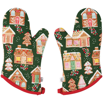 Gumdrop Lane Christmas Mitts Set of 2