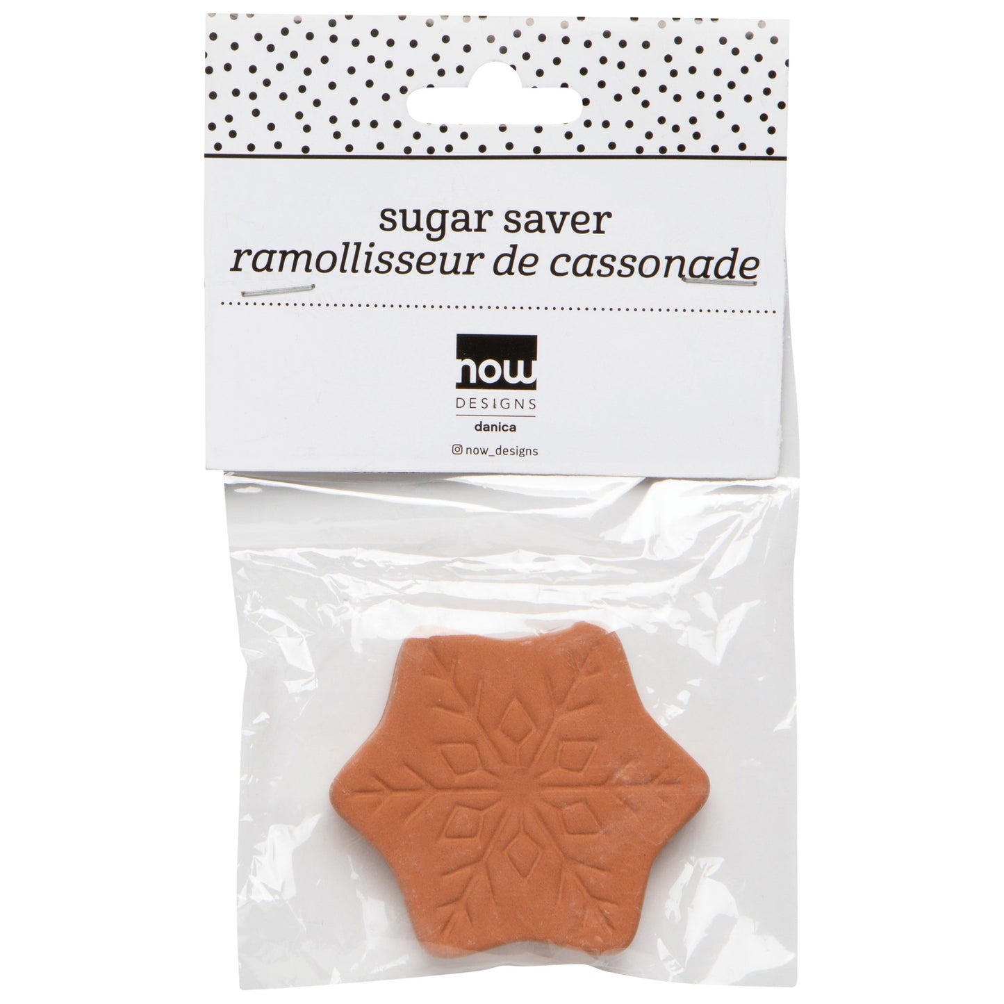 Snowflake Terracotta Sugar Saver
