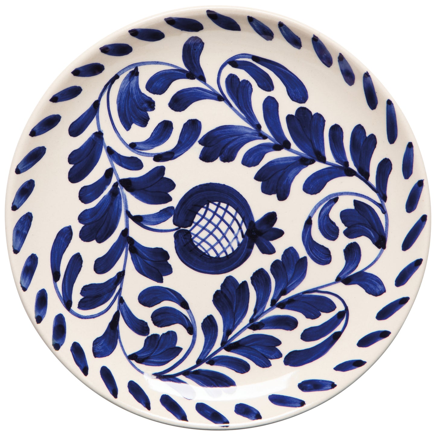 Nila Blue Hand Painted Appetizer Plate 6.25 inch