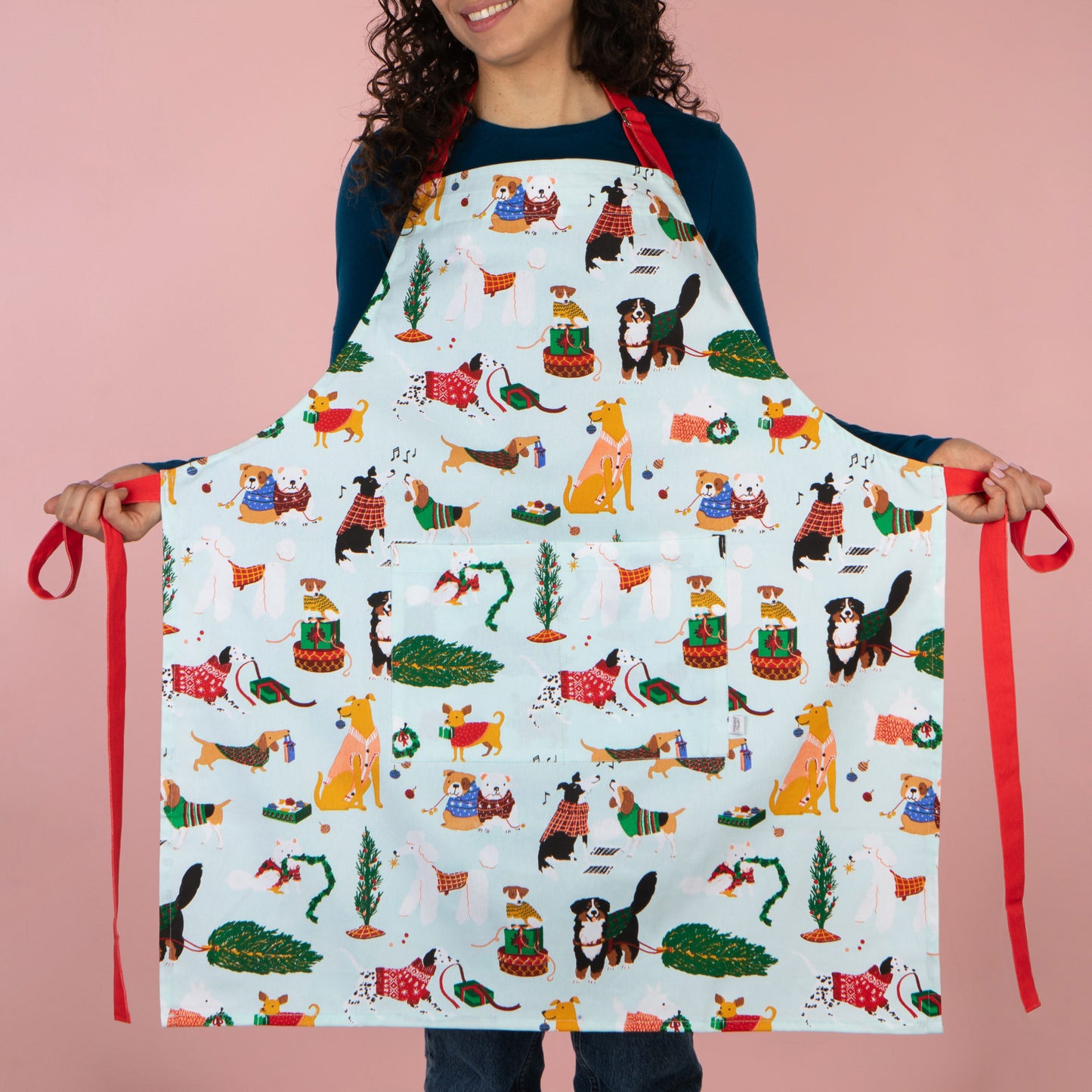 Holiday Hounds Christmas Apron
