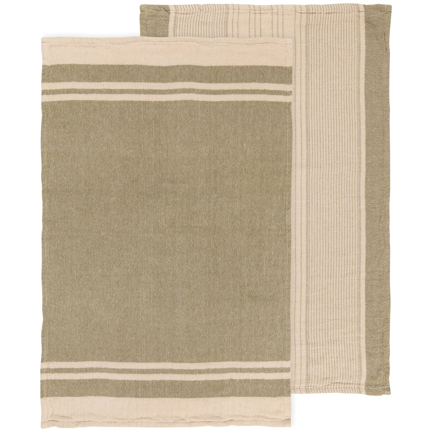 Linea Olive Branch Woven Dishtowels Set of 2