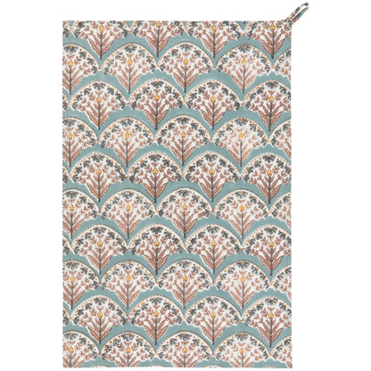 Bouquet Block Print Dishtowel