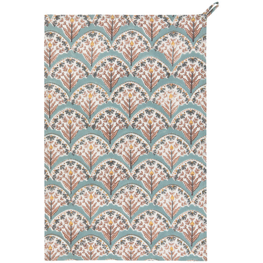 Bouquet Block Print Dishtowel