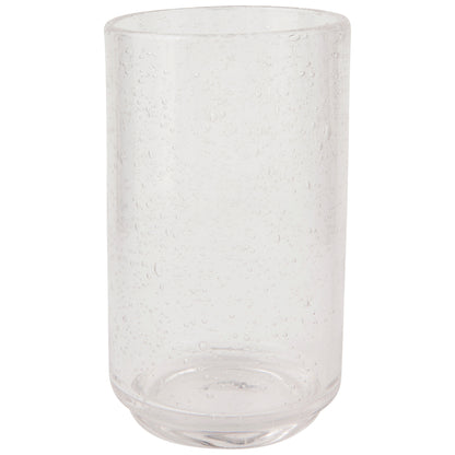 Bubbled Glass 17 oz - Clear