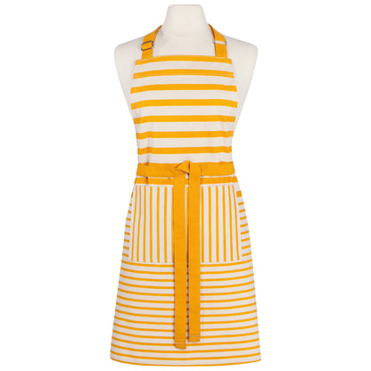 Awning Stripe Ochre Chef Apron