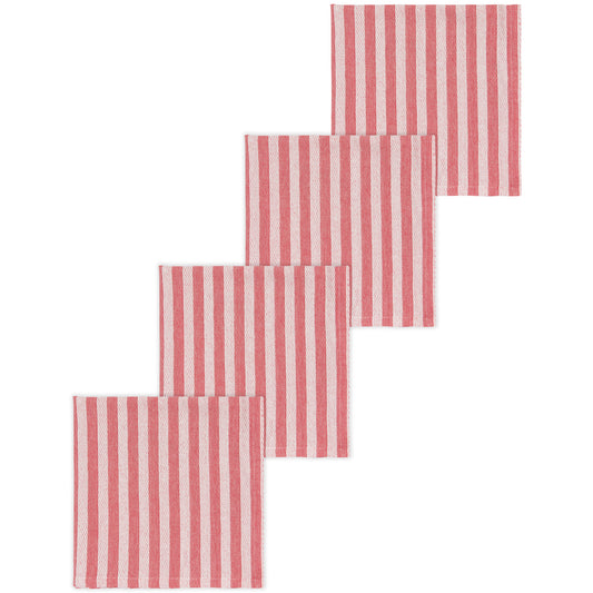 Peppermint Stripe Napkins Set of 4