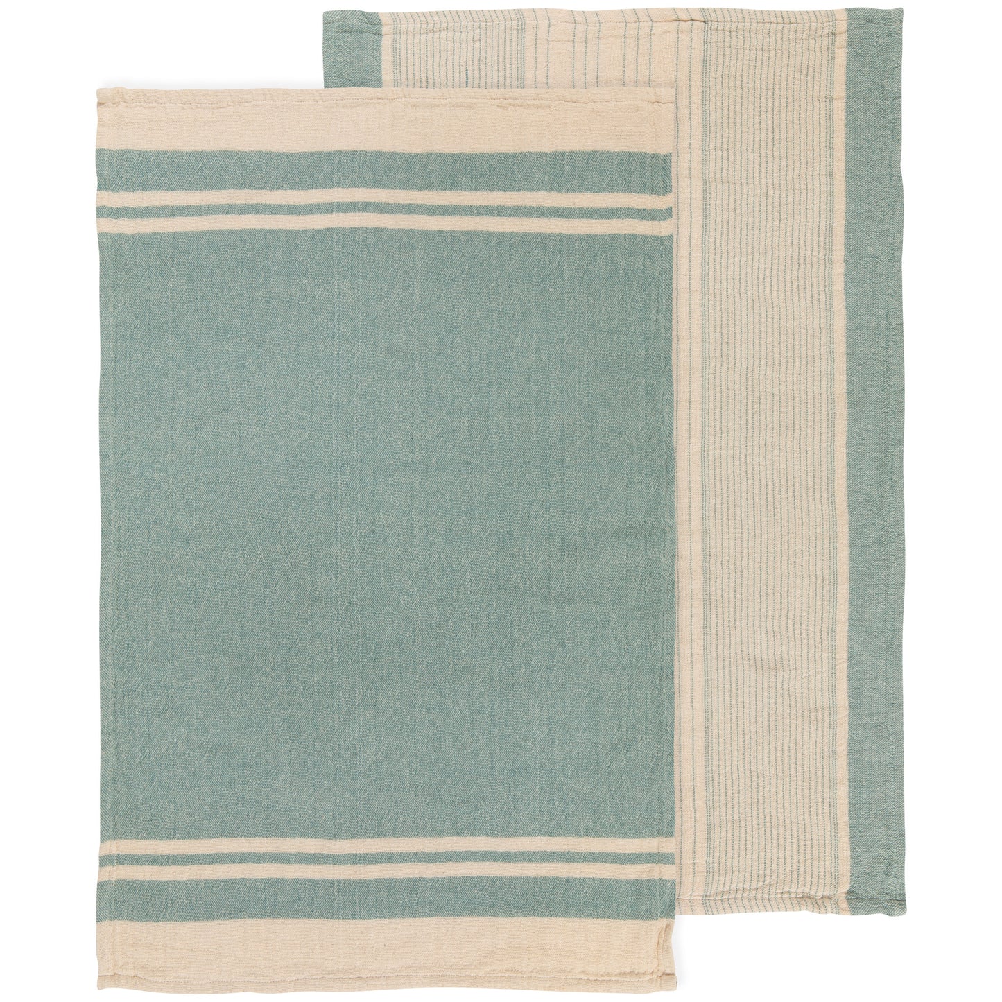Linea Lagoon Woven Dishtowels Set of 2