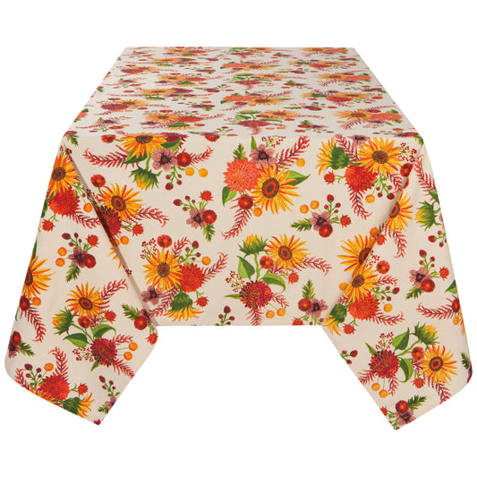 Sunflower Splendor Tablecloth 60 X 120 inch