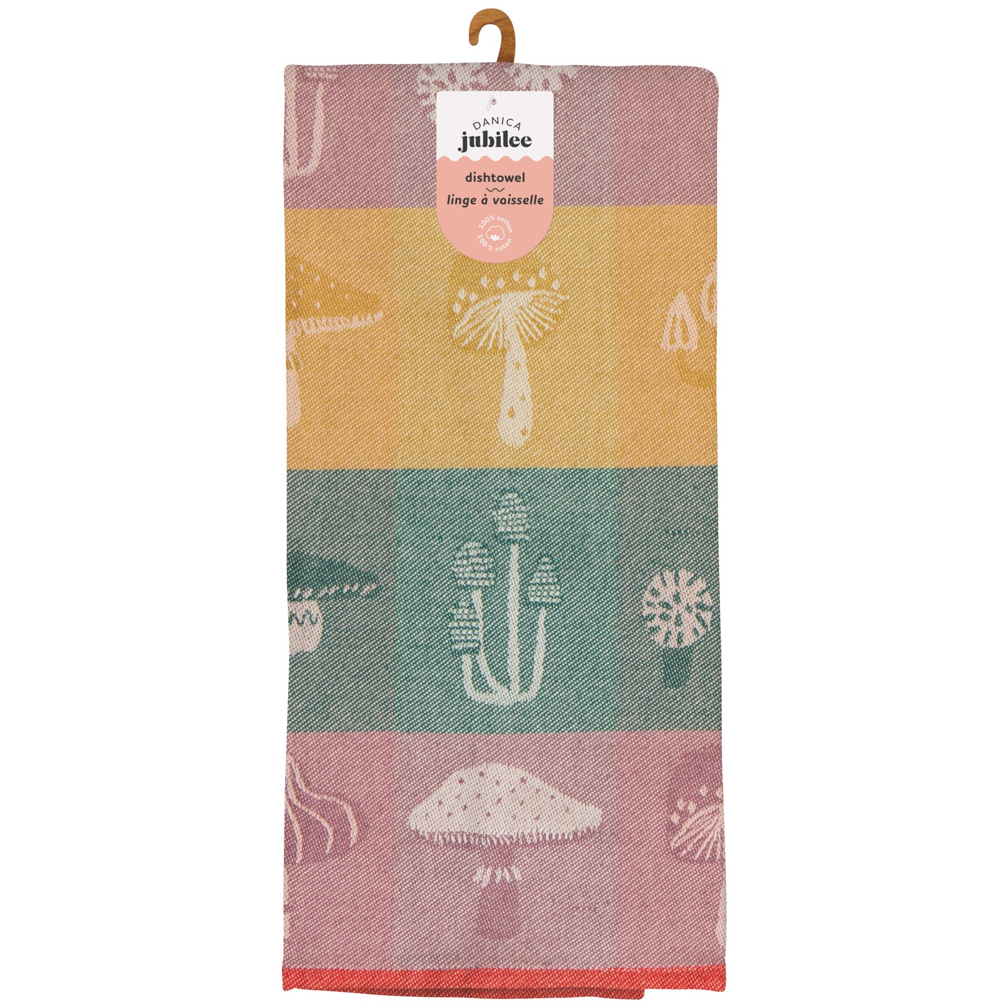 Mushroom Gems Jacquard Dishtowel