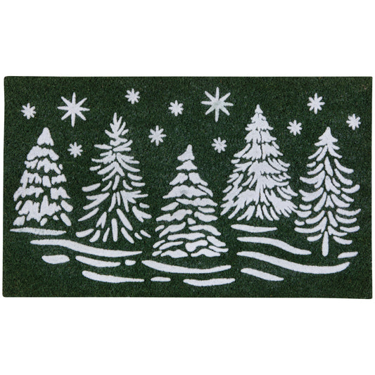 Winter Frost Christmas Doormat