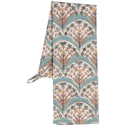 Bouquet Block Print Dishtowel