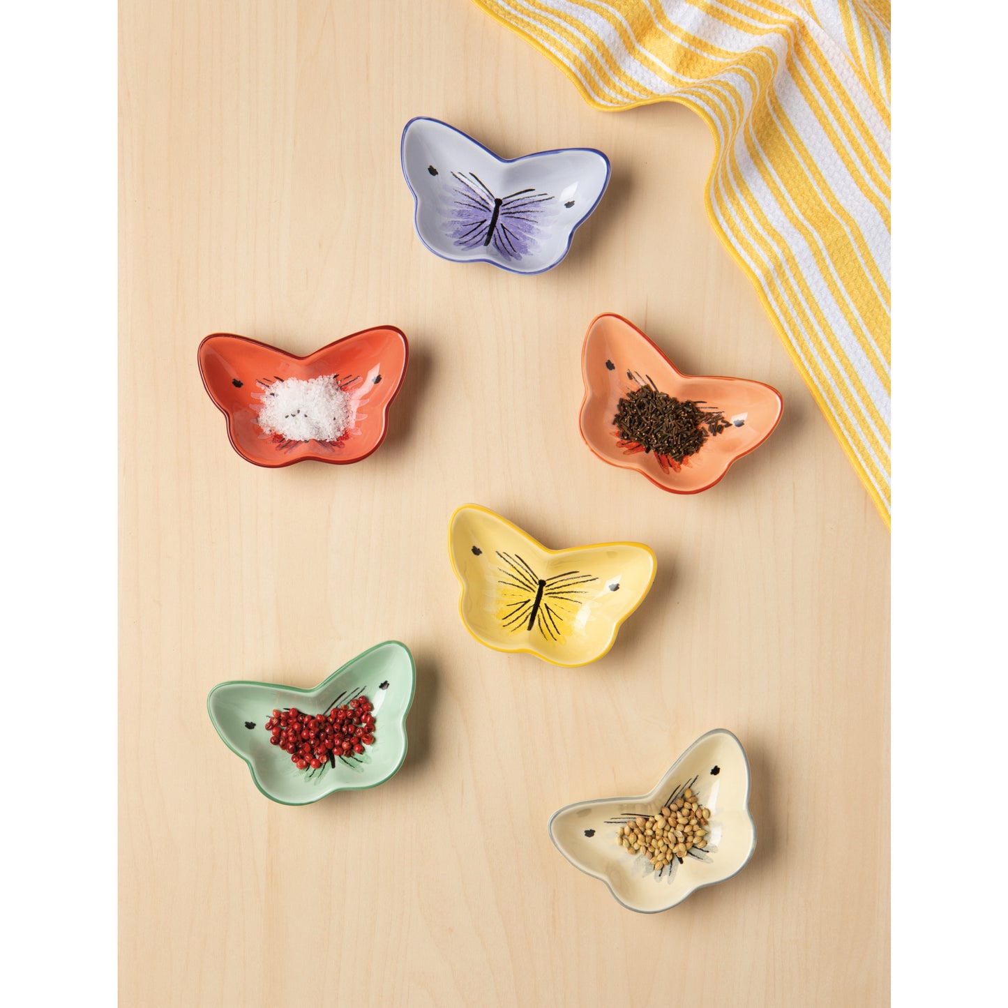 Morning Meadow Pinch Bowl Set of 6