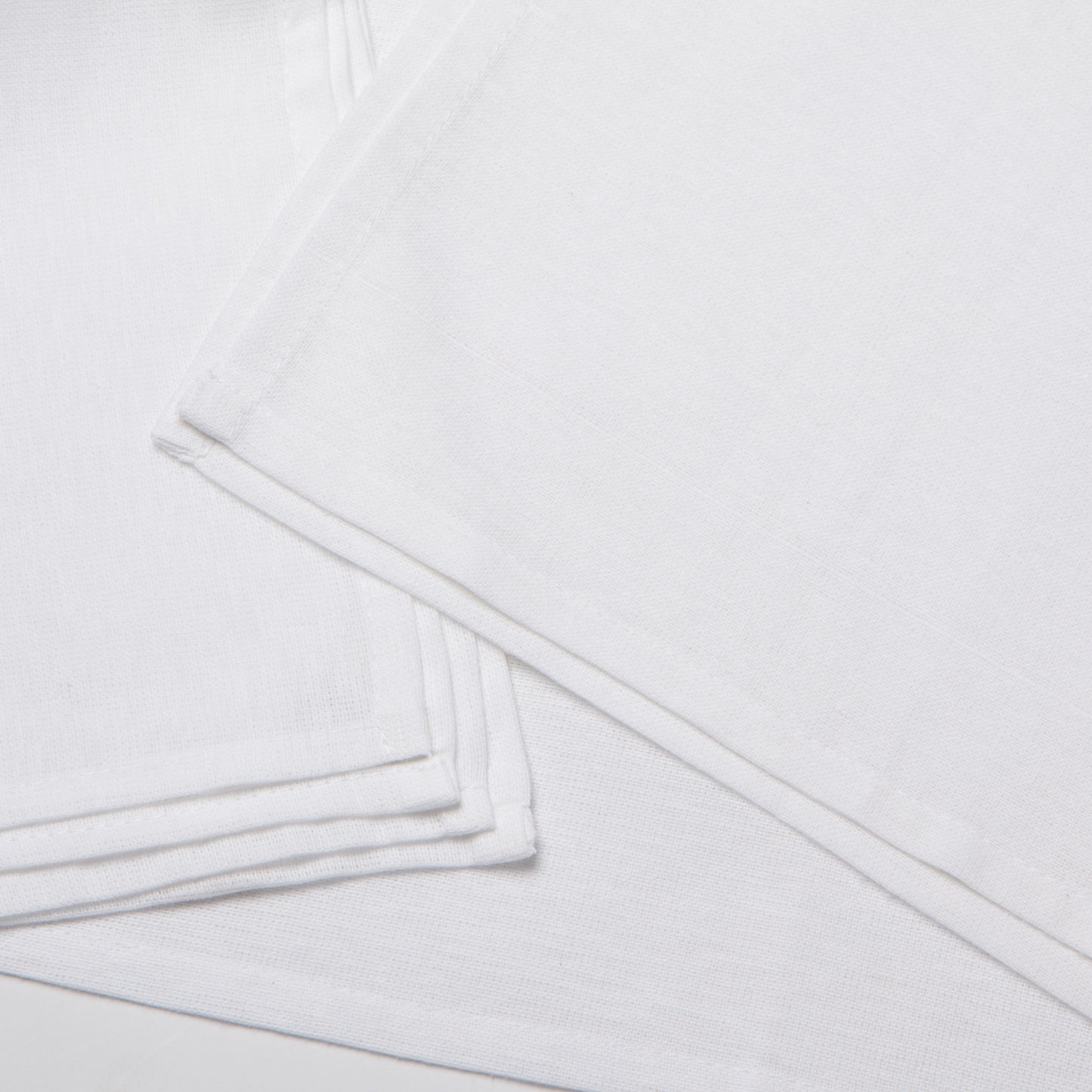 White Floursack Dishtowels Set of 3